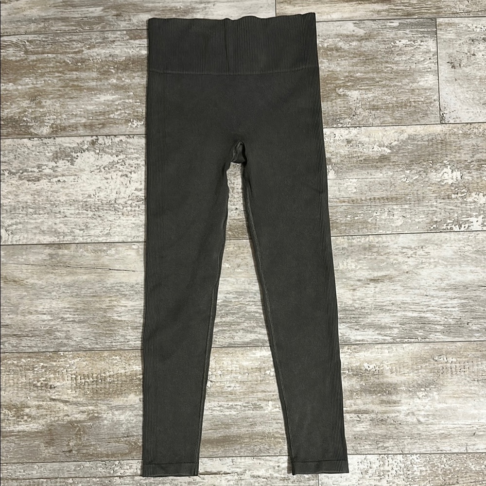 Spanx seamless ribbed leggings